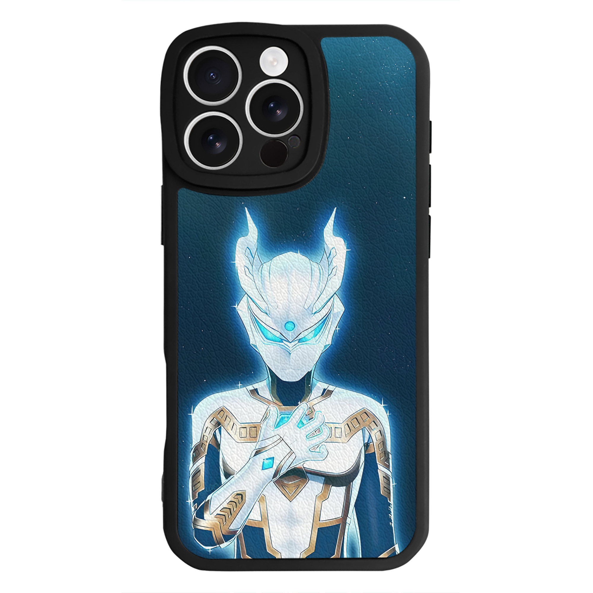 （画像用） ウルトラマン Ultraman 【iPhone 16シリーズ対応】シリコンスマホケース（レザー調） 材質：シリコン